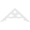 Ekena Millwork Pitch Brontes Architectural Grade PVC Gable Pediment, 72"W x 33"H x 1"P (11/12) GPP072X033X100BRO - alternate 3